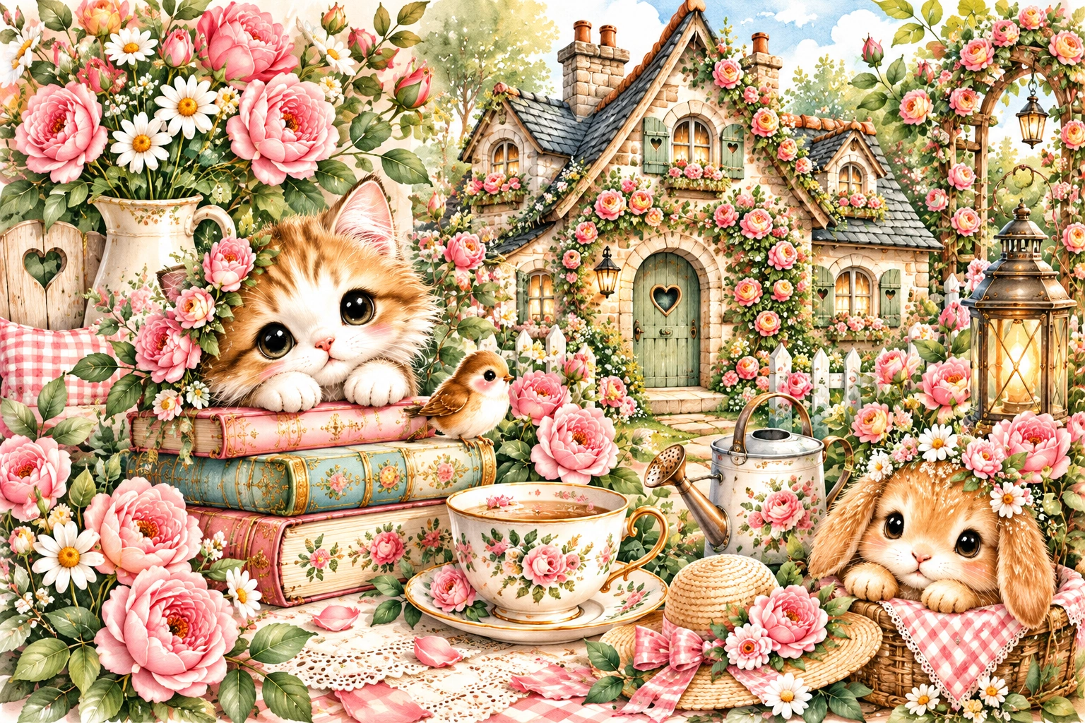 Baby Shower Pastel Animals
